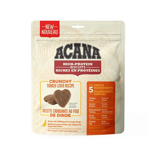Acana High-Protein Biscuits, Crunchy Turkey Liver Recipe