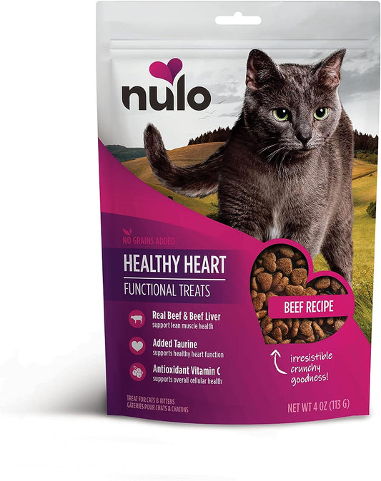 Nulo - Healthy Heart Beef Recipe Functional - Cat Treat 4oz