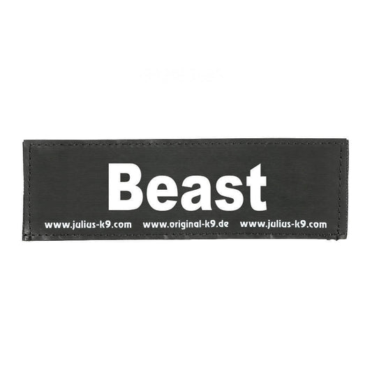 Julius-K9 Harness Label - "BEAST"