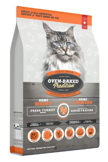 Oven-Baked Tradition - Adult Cat Semi Moist Turkey