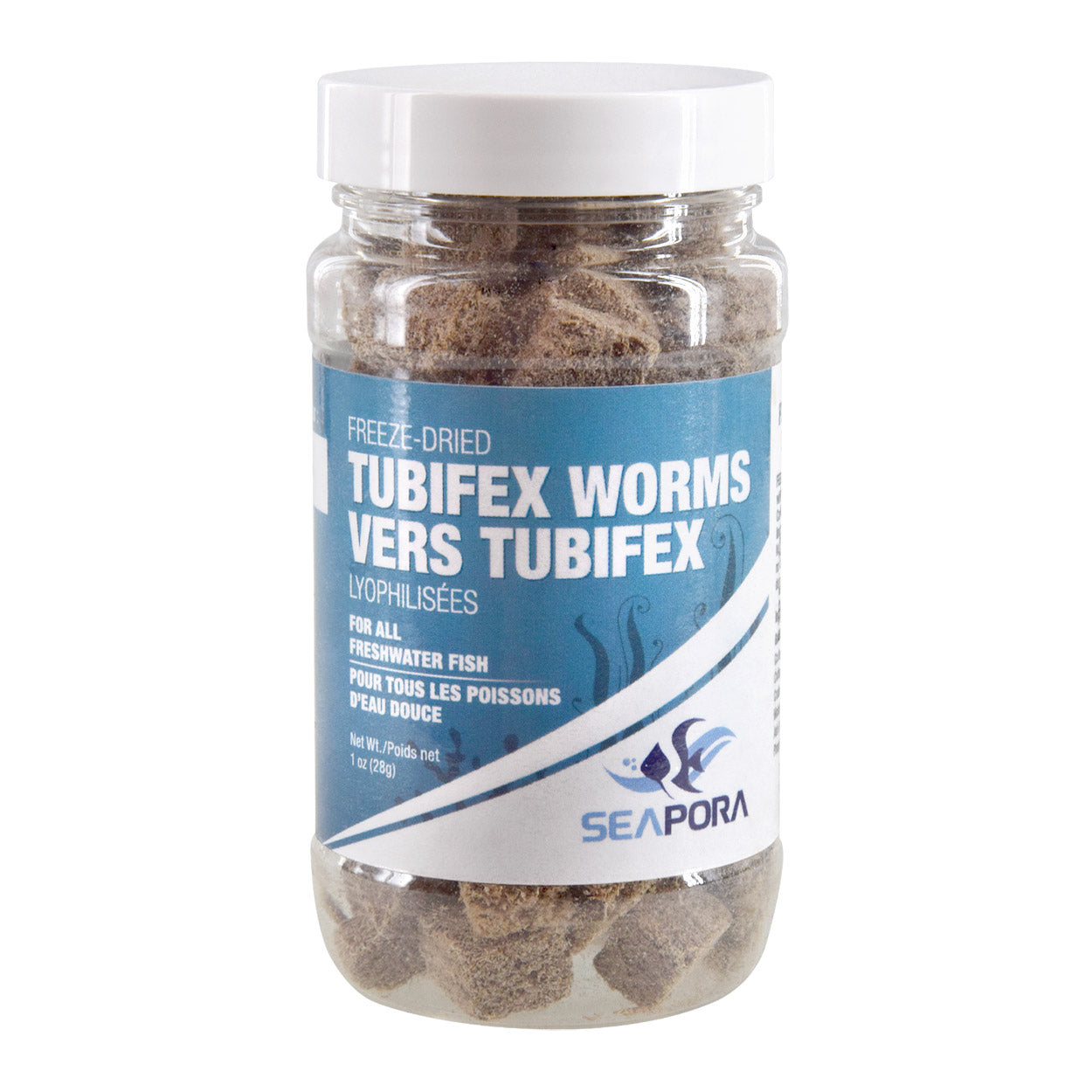 Seapora Freeze-Dried Tubifex Worms - 28 g