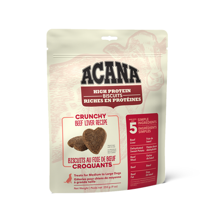 Acana High-Protein Biscuits, Crunchy Beef Liver Recipe