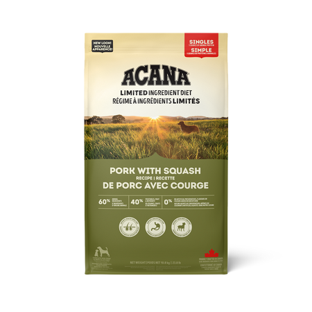 Acana Singles, Pork with Squash Recipe