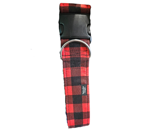 Barkenstein Designs Collars - Red Flannel