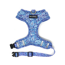 BCUDDLY CONTROL DOG HARNESS - BLUE PAISLEY