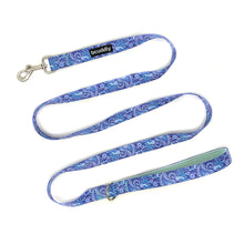 BCUDDLY DOG LEASH - BLUE PAISLEY (6FT)