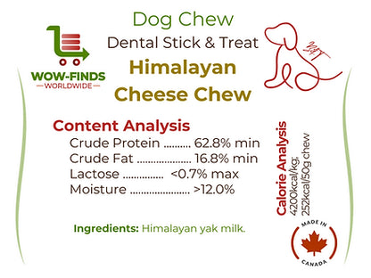 Himalayan Cheese Chew - Natural Flavor - Wow-Finds - B&T Pets