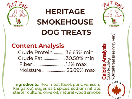 Wow-Finds Heritage Smokehouse Dog Treats