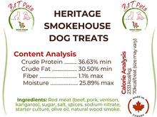 B&T Pets - Heritage Smokehouse Dog Treats 200g