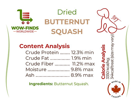 Wow-Finds - B&T - Dried Butternut Squash Rings - 200g