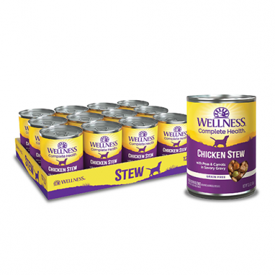 Wellness - Homestyle Stew Chicken Stew with Peas & Carrots Wet Dog Food (12 case)