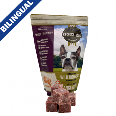 K9 Choice - WILD BOAR PLUS FROZEN DOG FOOD 3LB