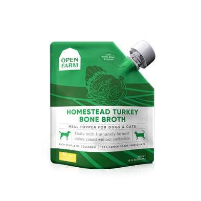 Open Farm® Homestead Turkey Bone Broth for Dogs 12oz