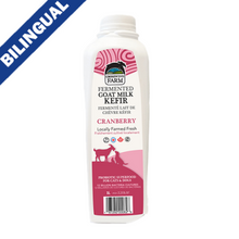 CROSSWIND FARM FROZEN FERMENTED GOAT MILK KEFIR CRANBERRY 1L