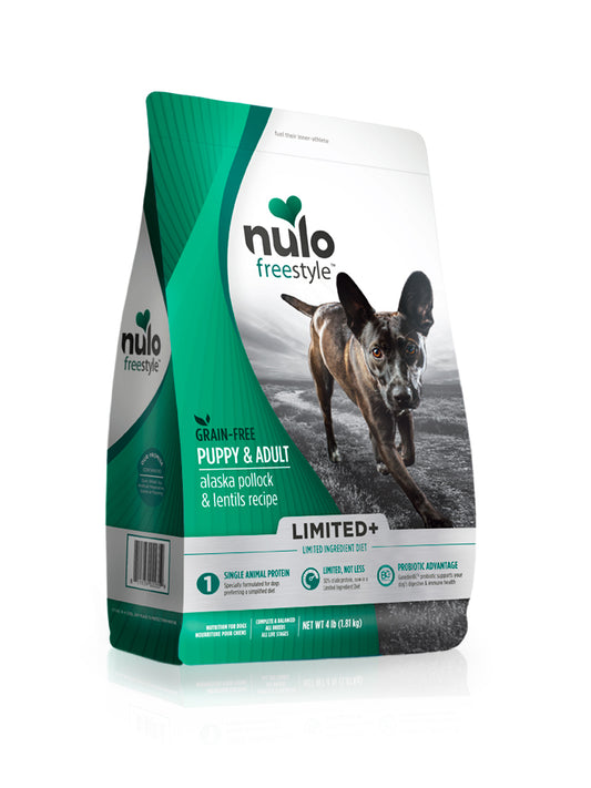 Nulo - FreeStyle - Limited+ Puppy & Adult - Grain-Free Alaska Pollock & Lentils Recipe