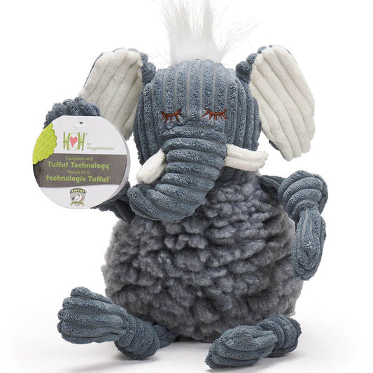 HuggleHounds - HuggleFleece Fluffer Knottie - Elephant