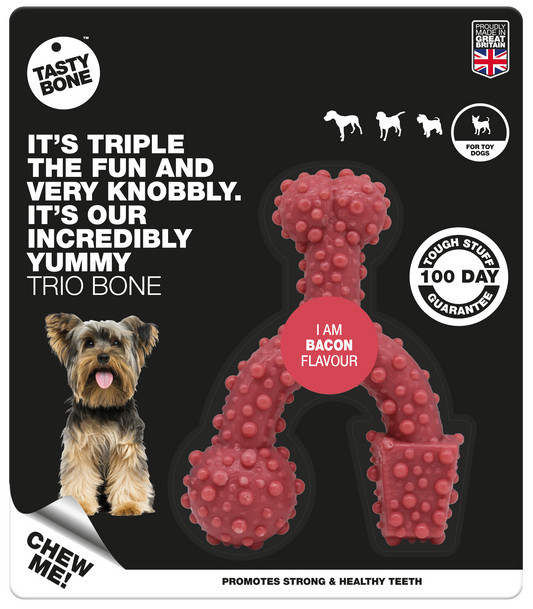 TastyBone - Trio Bone Nylon Bacon