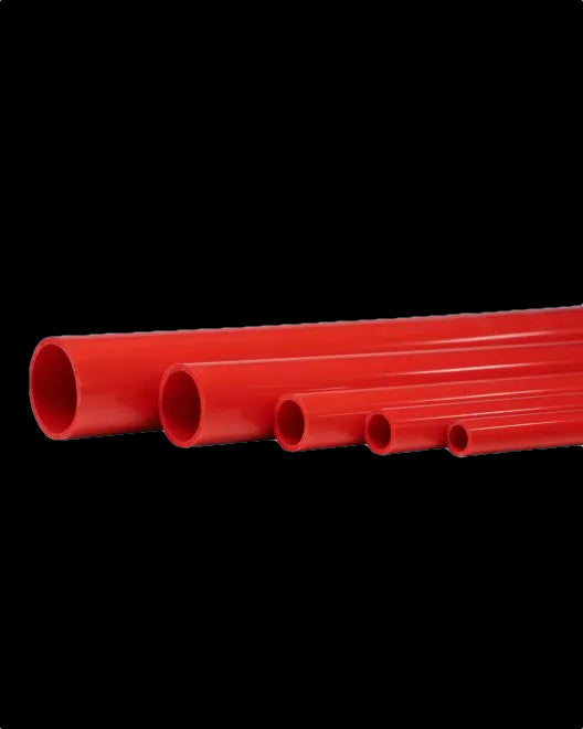 Red Schedule 40 PVC Pipe