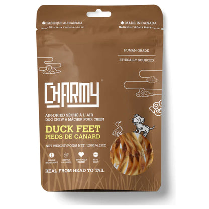 Charmy Air Dried Duck Feet Dog Chew