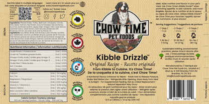 Chow Time Pet Foods - Kibble Drizzle™ ~ Original Recipe