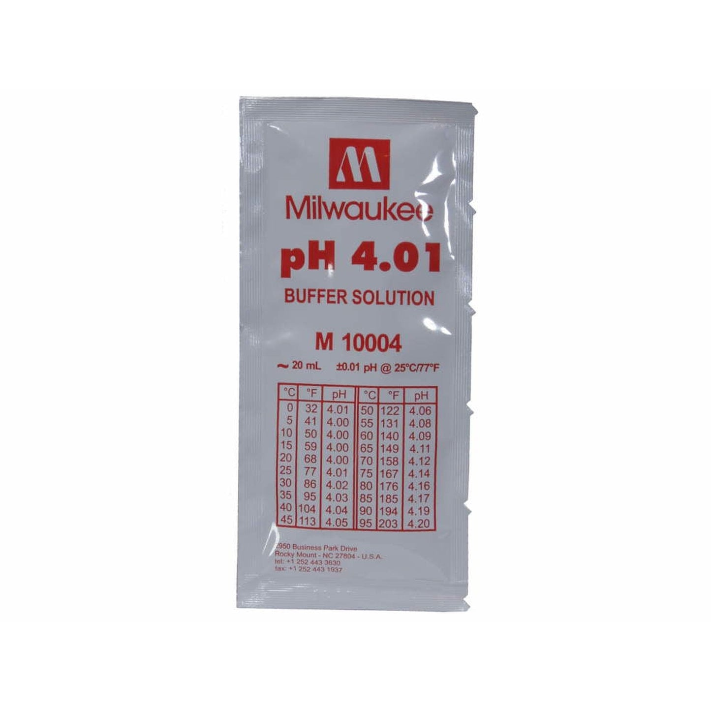 Milwaukee PH Calibration Solution 4.01