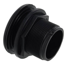 Bulkhead 1-1/2" Slip/Slip (black)