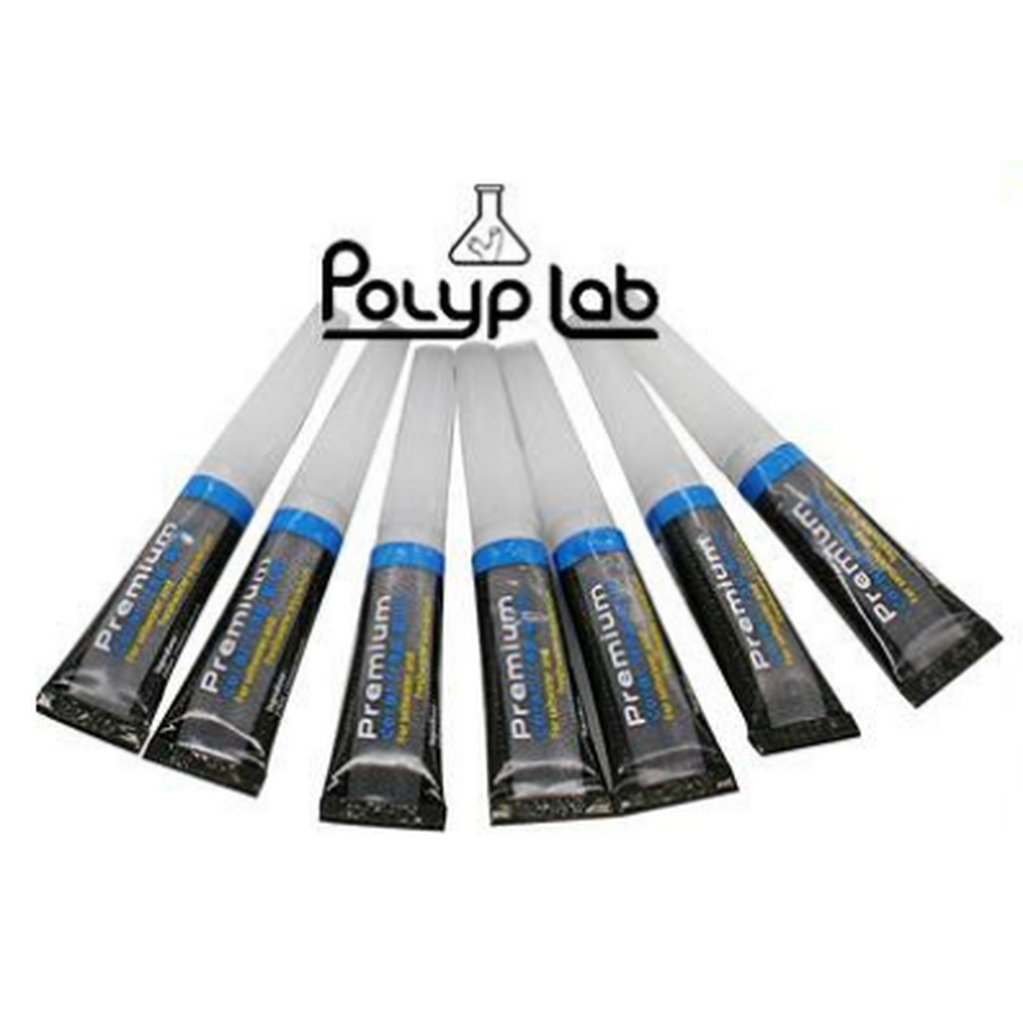 Polyplab Premium Frag Glue (1 oz) Pack 7x 4 gm Singles Tubes